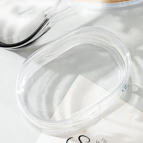 Crystal Clear Mini Organizer Keychain